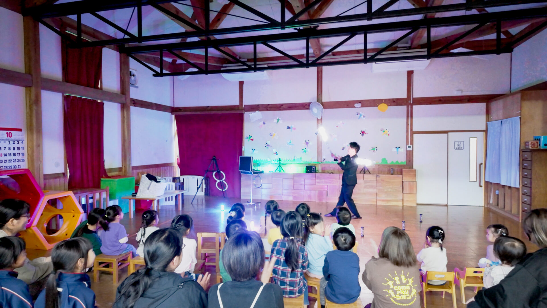 【出張レポート】島根県隠岐・西ノ島町シオンこどもえんにてマジックショー