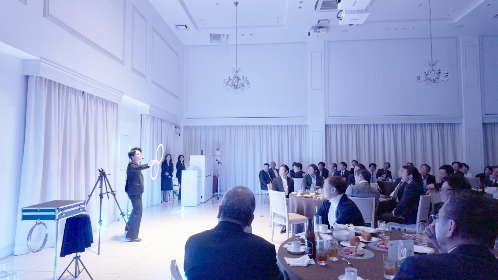 【出張レポート】茨城県土浦市・清掃会社様周年記念イベントにてマジックショー