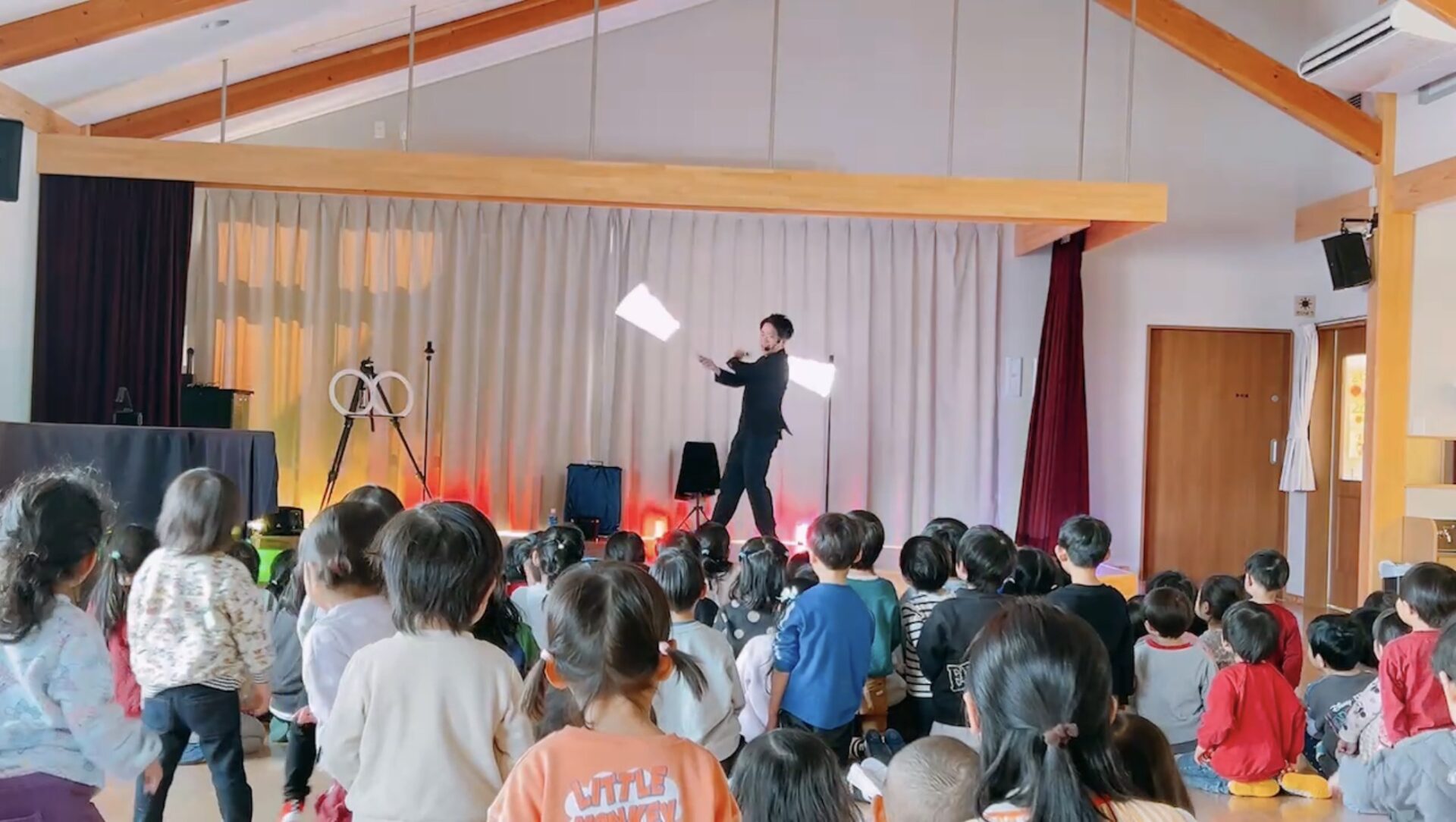 【レポート】栃木県那須塩原市ひがしなす保育園にてマジックショー