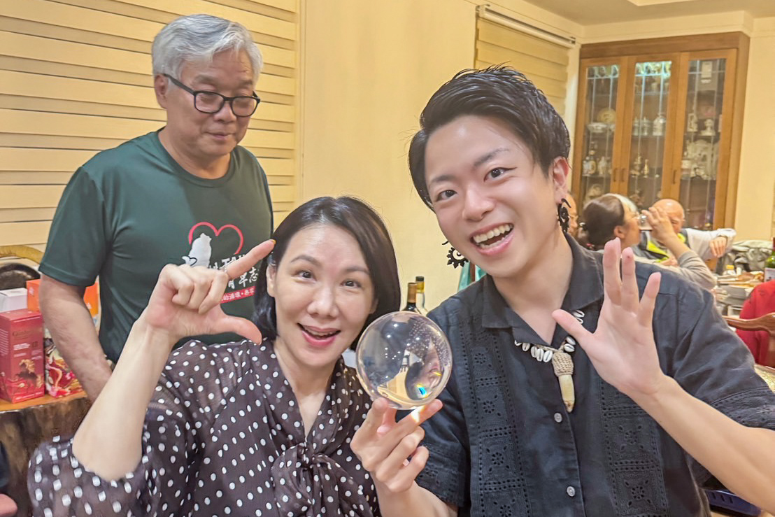 【海外出演】台湾・高雄市のプライベートパーティーにて水晶玉×ハンドパン演奏